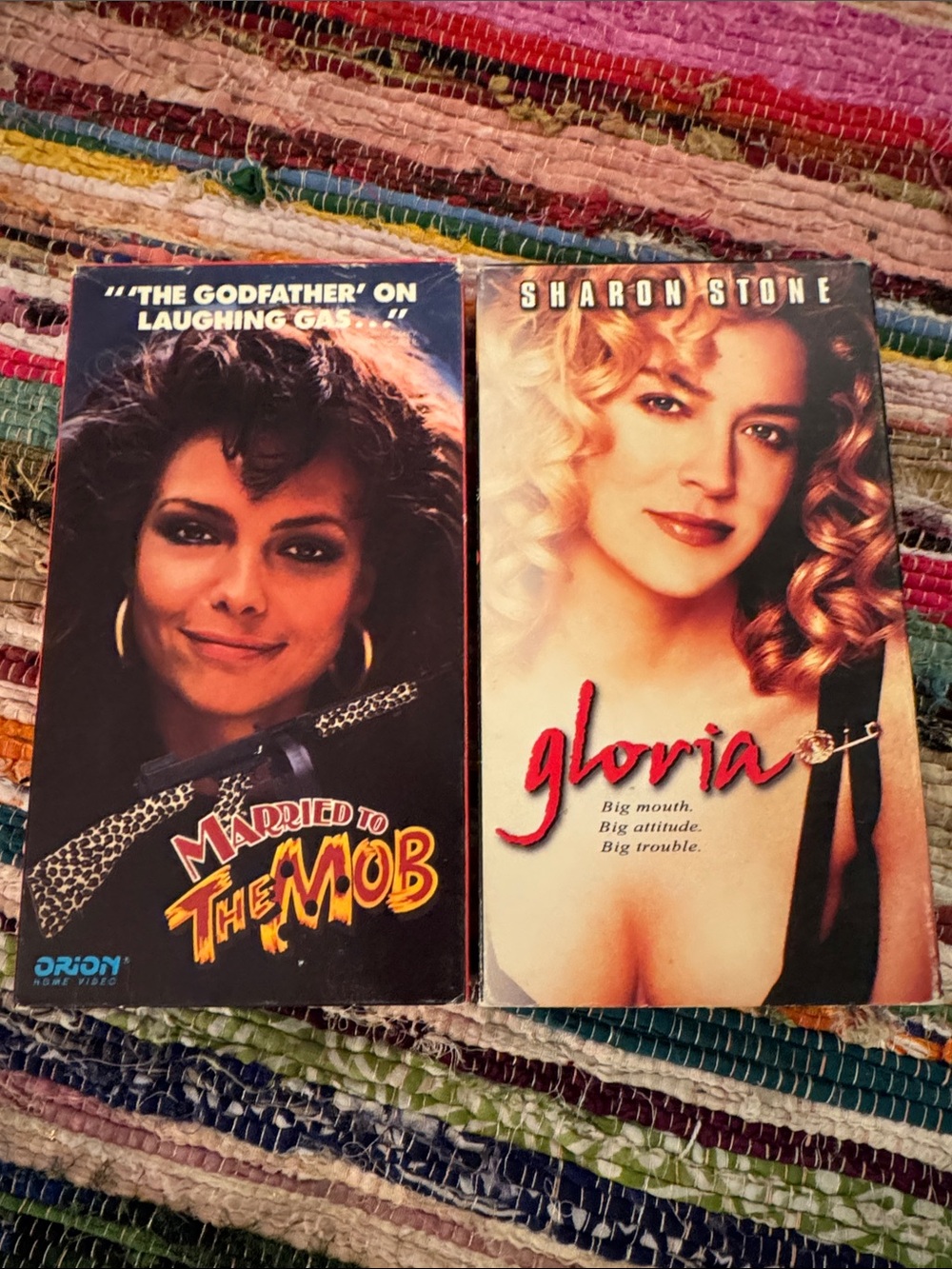 Gloria (Sharon Stone) & Married To The Mob - 2 VHS Tapes Tested. - Picture 10 of 10